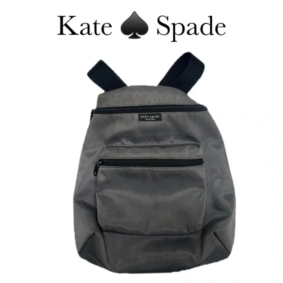 kate spade | Bags | Kate Spade Gray Nylon Backpack | Poshmark display picture 1